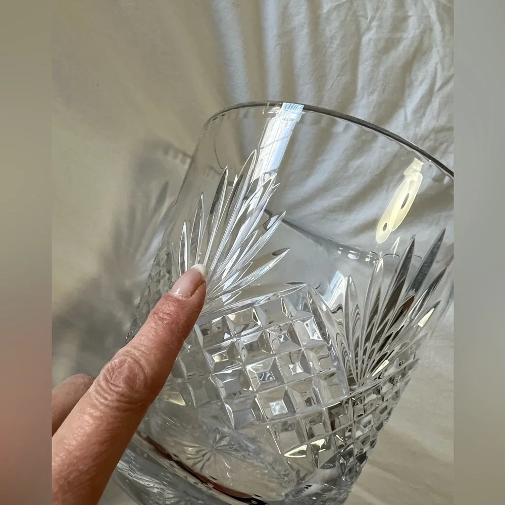 Wedgwood Majesty Pattern | Crystal Ice Bucket | Diamond Pattern | Collectible - Picture 8 of 10